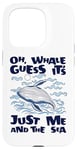 iPhone 15 Pro Just Me And The Sea Blue Beluga Cetacea Whale Watching Case