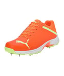 Puma Mens Spike 22.2 Cricket Shoes Spikes Ultra Orange 11 (46)