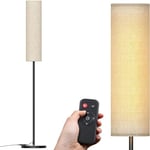 Lithomy Lampadaire Sur Pied Salon, LED Lampe Salon 2800K-7000K, 4 Températures de Couleur, Fonction de Minuterie, Lampadaire Chambre, Étudier, Bureau[Classe énergétique F]