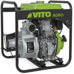 Vito - Motopompe thermique diesel 5CV Pompe à eau 3'/80 mm Démarrage électrique Eaux Claires