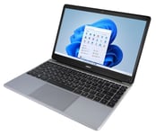 UMAX kannettava VisionBook 14Wj/ 14,1" IPS/ 1920x1080/ N4500/ 4GB/ 128GB eMMC/ mini HDMI/ USB/ USB 3.0/ W11 Pro/ šedý