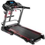 FITFIU Fitness MC-400 - Tapis de Course Pliable jusqu'à 20km/h, Moteur 2000W, Inclinaison Manuelle, connectivité APP avec Kinomap, Pliage Vertical hydraulique, écran LCD et Port USB et Accessoires