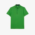 Lacoste Mens SPORT Jersey Golf Polo Shirt in Green Cotton - Size Medium