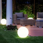 Boule lumineuse solaire boule lumineuse jardin solaire led décoration de jardin boule solaire pour extérieur 25 cm, durée d'éclairage environ 6-8