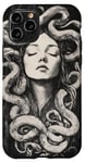 Coque pour iPhone 11 Pro Lilith Medusa Serpent Cobra Snake Mythologie grecque