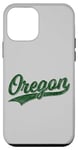 Coque pour iPhone 12 mini Oregon Classic Varsity, style maillot de sport vintage