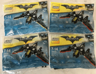 LEGO 4pcs 30524 BatmanThe Mini Batwing Faded~NEW sealed bags~