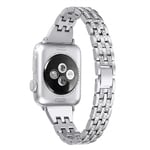 Slim Bling Bracelet Apple Watch Series 10 46mm Silver