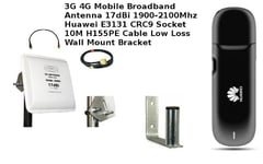 Mobile Broadband Antenna Aerial Booster 3G UMTS HSPA Huawei E3131 SET 10M cable