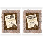 BAKEWELL and BROWNE Tray Bake of Flaky Rascal, Ideally Served with Refreshing Milk, Coffee or Tea, Hand Baked in the UK, Vegetarian Friendly, 175 g Tray (Pack of 2)