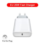 Chargeur EU PD-Chargeurs rapides d'origine pour Apple iPhone 14 12 11 13 Pro Max, chargement magnétique sans