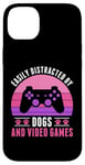 iPhone 14 Plus Easily Distracted by Video Games and Dogs Gamer Women Girls Case