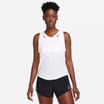 Nike Dri-FIT Advanced Aeroswift Singlet Vit - Lätt och Sval Löparlinne - Handla nu på Loparshop.se!