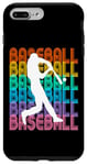 Coque pour iPhone 7 Plus/8 Plus Retro Vintage Sports Lover – Baseball Softball