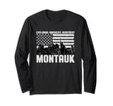 Exploring Americas Heartbeat Montauk Montaukett Long Sleeve T-Shirt