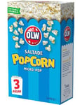 OLW Micro-Pop Salt - 3x80 gram Popcorn