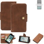 Wallet Case for Nokia C21 Protective Cover Cell Phone bag Brown