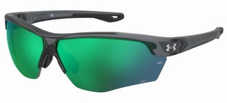 Lunettes de Soleil Under Armour UA YARD DUAL CRYSTAL GREY/GREEN 76/5/125 unisexe