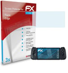 atFoliX 3x Screen Protection Film for Razer Edge Screen Protector clear