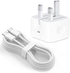 Charger for AirPods 4, Airpods Pro (2nd generation), 20W USB C AirPods Pro 2nd Earbuds Charger Cord, USB C to USB C Woven Cable for AirPods Max 2 Headphones, IPhone 15/16 Charging Cord Power Adapter