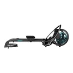 Cecotec Rameur à Eau Drumfit Rower 20000 Neptune. Réservoir d'eau d'une capacité de 11 litres, Selle réglable, Poids Maximal de 135 kg, écran LCD. Support d'appareil, App, Double Guidon