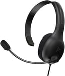 Pdp Lvl30 Filaire Casque avec Single-Sided One Ear Headphone pour Pc, Xbox - Mac, Tablet Compatible - Noise-Cancelling Mic - Lightweight, Cool Compourt, Fine pour Gaming , School And Remote Work -Noir