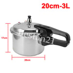 3/5 Litre Home Dual Handle aluminum Pressure Cooker Kitchen Catering Cookware UK