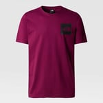 The North Face Men's Fine T-Shirt COAL BROWN-COAL BROWN WATER DISTORTION PRINT (CEQ5 OS6)