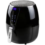 DOMO XL 4L Friteuse à air chaud 1 500 W protection contre la surchauffe,