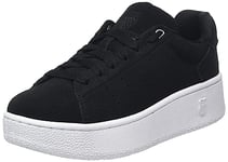 K-Swiss Femme Classic PF Platform SDE Basket, Noir/Blanc, 37 EU