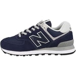 New Balance Women's 574 Sneaker, Navy Dark, 3 UK