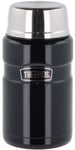 Thermos Stainless King Mattermos 0,71L Blue mattermos med foldbar skje i lokket