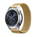 Samsung Gear S3 Frontier / S3 urlänk smartklocka rostfri stål klocka meshlänk - Guld