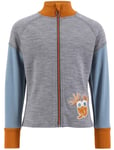 Ulvang Kids' Piny Jacket Grey Melange/Smoke Blue/Mango, 98