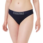 Calvin Klein Women's Thong 000QF6774E, Blue (Night Sky), L