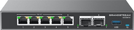 Router Grandstream Grandstream Gcc6010 Uc+Networking (Router Vpn, Ngfw/Utm, Switch, Centrala Ip) Z 2X2,5 Gb Sfp I 5Xgbe