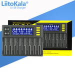 LiitoKala Lii-500 Lii-600 Lii-S8 Lii-PD4 Lii-PD2 LCD 3.7V/1.2V 18650/26650/16340/14500/18500 Chargeur de batterie avec écran - Type Lii-S8