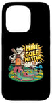 Coque pour iPhone 15 Pro Mini Golf Minigolf Minigolfer Golfeur pour Mini golfeur