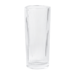 Åhléns Home Long drink-glas PLISSÉ 22 cl, 6-pack Transparant