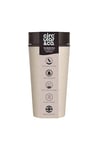 Circular and Co Leakproof Reusable Coffee Cup 12oz/340ml - The World's First Travel Mug Made from Recycled Coffee Cups, 100% Leak-Proof, Sustainable & Insulated (Cream & Cosmic Black)