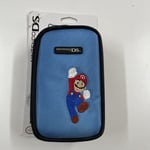 NEUF NEW pochette officiel super mario bros bleu nintendo 3DS dsi ds game boy