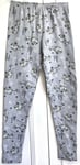 GREY MICKEY MINNIE PLUTO CHRISTMAS DISNEY SLEIGH LEGGINGS SIZE 12 BNWT