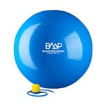 Black Mountain Products Static Strength Exercise Stability Gym Ball with Pump - Blue, 2000 lb/85 cm