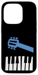 Coque pour iPhone 14 Pro Guitare et piano