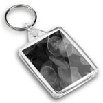 IP02 Passport Keyring BW - Beautiful Jellyfish Sea Creatures  #41061