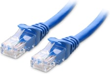 10 Gbit/S Câble Ethernet Cat6 Snagless 9M (Câble Rj45, Câble Internet Cat 6) En Bleu, 9 Mètres