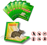 Piege a Souris 6 Pièces-Piege a Rat-Piège à Souris-Plaque Collante Souris-Colle Puissante pour Attrape Souris-Anti Souris et Anti Rat-Colle Souris-Glue Souris-Ecologique.[W25]