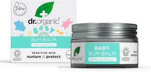 Dr Organic Baby Bum Balm with Calendula, Nappy Rash Cream 50ml