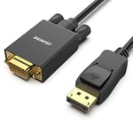 BENFEI Câble DisplayPort vers VGA, adaptateur mâle vers mâle, plaqué or, pour Lenovo, Dell, HP, Asus et autres marques, 0,9 m