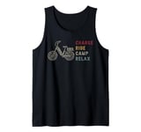 Charge Ride Camp Relax Electric Bicycle Fun Tank Top